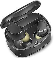 Wireless Earbuds, Soundmoov Truly Bluetooth Earphones with Charging Box Noise Cancelling Sweatproof Mini Bluetooth Headphones for iPhone iPad, Smartphones Tablets, Laptop and More