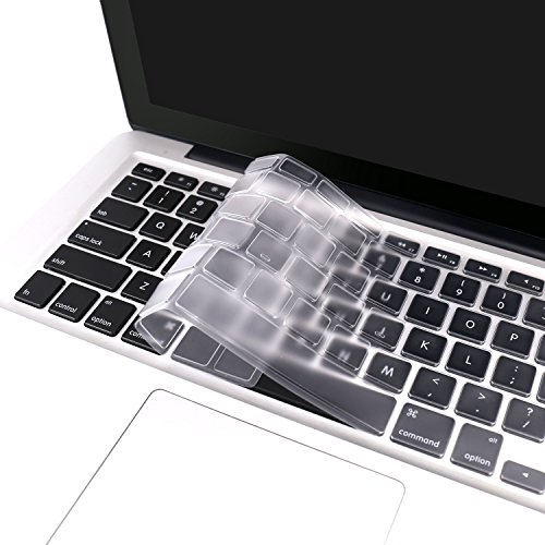 Macbook Air Keyboard Cover, Ultra Thin Transparent Keyboard Protection for Macbook Pro 13