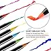 Watercolor Brush Pen, Homecube 20 PCS Different Color Painting Brush, Soft Flexible Tip, Water Coloring Brush Marker Pens for Children Adult Coloring Books, Manga, Comic, Calligraphy