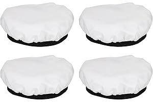 PATIKIL 7" 18cm Soft Diffuser Lamp Cover, 4 Pack Cloth Diffuser Strobe Reflector Lamp Sock for Flash Light Beauty Dish Photog