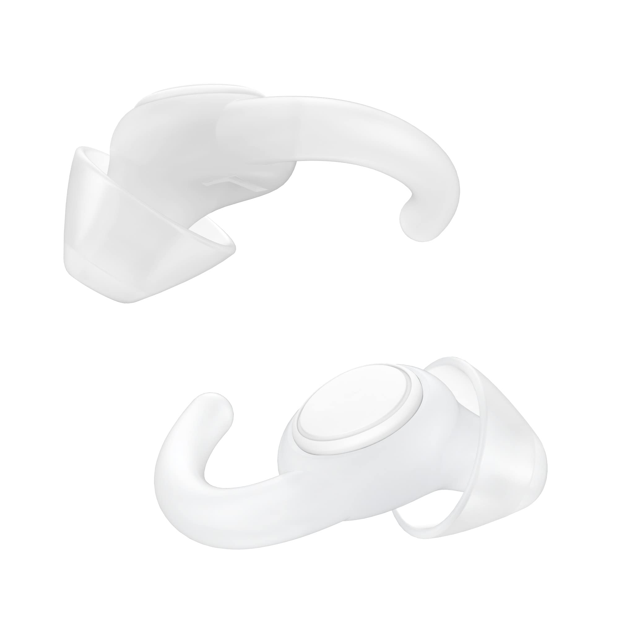 Afflatus Ear Plugs for Sleep, 2 Pairs(S+L) in 1 Delicate Giftbox, Noise Cancelling Ear Plugs Reusable, Comfortable Earplugs for Sleep, Snoring, Noise Reduction (Transparent)