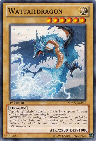 Yu-Gi-Oh! - Wattaildragon (GAOV-EN001) - Galactic Overlord - Unlimited Edition - Common