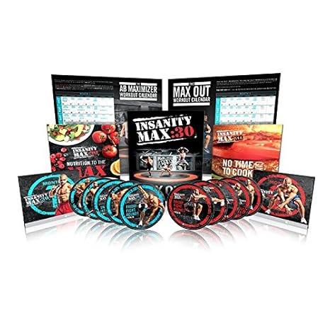 Shaun Ts Insanity Max 30 Base Kit 13 Dvd Workout