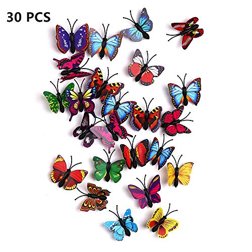 FINGOOO 30 pcs Decorative Thumb Tacks Colorful Cute pushpins Small Cute pushpins for Cork Board, Photo Wall Decorations