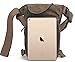 Shubb Tactical Drop Leg Bag Pack Fanny Bag Pack Canvas for Men and Women (Brown 3)