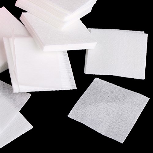 YIMART 325pcs Gel Nail Remover Wraps Lint Free Nail Art Gel Polish Remover Cotton Pad Nail Wipe Nail Polish Remover (A)