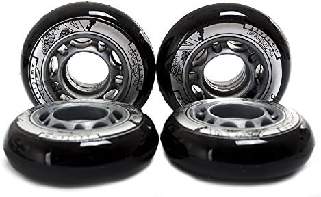 Nils inliner, inline skate, skate, skates, Skate wheels. Replacement wheels: 4 pieces (black, 64 x 24 cm).