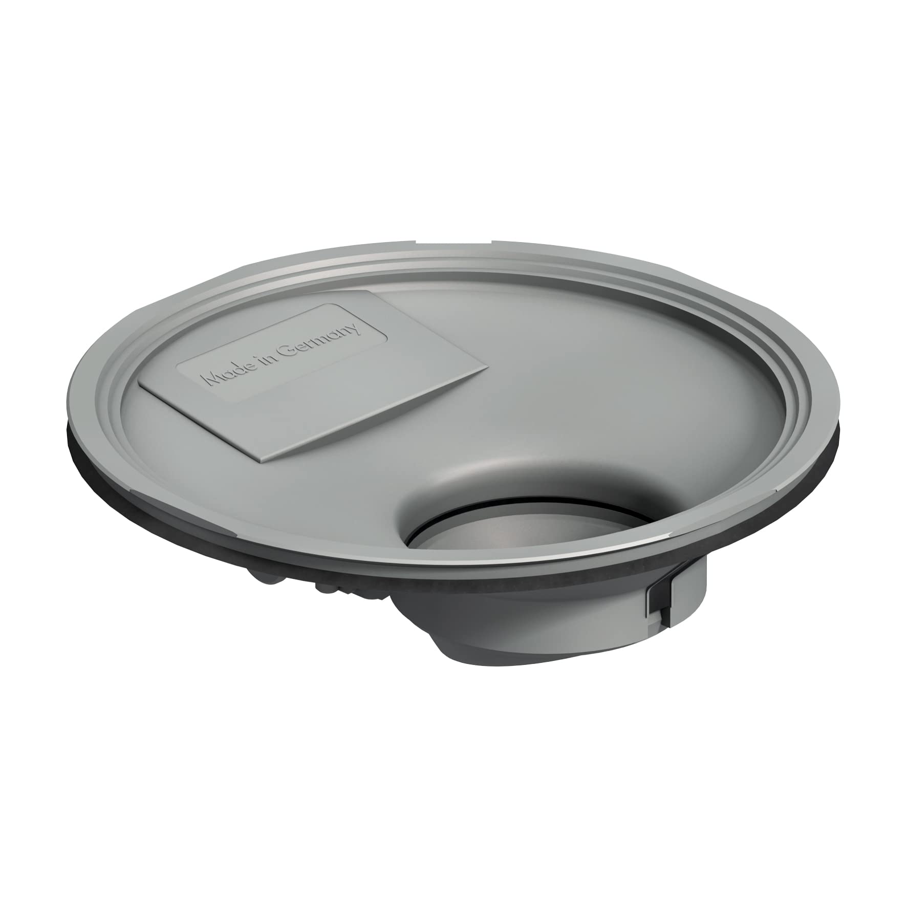 LUX ELEMENTS TUB-BAZ Stop Waterless Odour Trap Shower I Grey Multistop Odour, Foam & Vermin Barrier I Retrofit & Easy to Clean