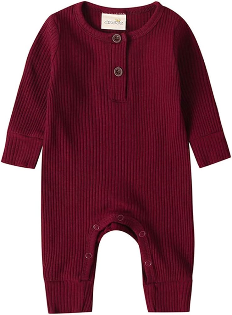baby boy ribbed romper