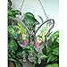 KOLIN Grandma Butterfly Suncatcher Gifts, Grandma Granny Birthday Gifts Presents from Grandson Granddaughter Real Flower Heart Charm Wind Chimes Window Ornaments