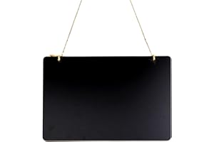 FANBODTA Wooden Double Sided Hanging Chalkboard Signs,Memo Message Sign, Vintage Erasable Message Board Sign with Hanging String for Wedding Kitchen Home Party Decoration