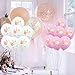 30 Pcs Unicorn Birthday Balloons Pink Unicorn Balloons for Unicorn Theme Party, Kids Birthday Party, Baby Shower, Festival Party Decorations (Pink)