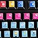NEW AUTODESK AUTOCAD LABELS DECALS FOR KEYBOARD LAMINATED STICKERS