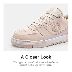 Coach Women's SOHO Sneaker, Blush, 8.5