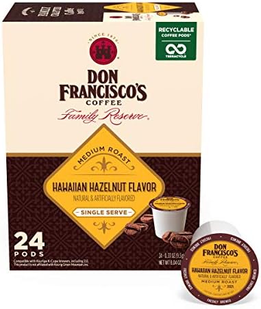 Hawaiian Hazelnut Flavored (24 Pods 