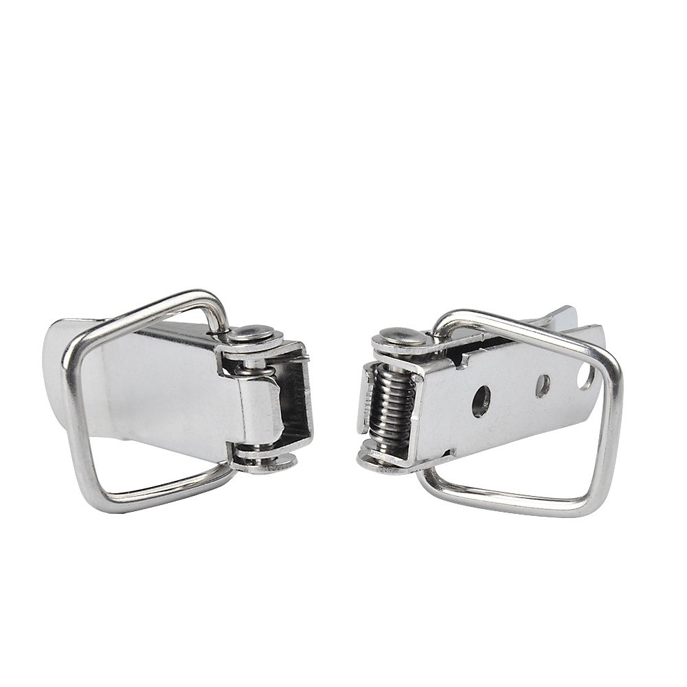 ETING 4Pcs Stainless Steel Spring Loaded Toggle Latch Catch Clamp Clip