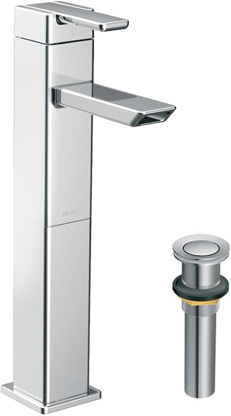 Moen Kl90 D S6711cr 90 Degree Single Handle Vessel Lavatory Faucet