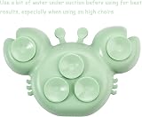 PandaEar 2-Pack Silicone Baby Plate with Suction and 2 Spoons Crab view 6