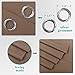 NICETOWN Blackout Draperies Curtains Panels - Window Treatment Thermal Insulated Solid Grommet Blackout Drapes for Bedroom (Set of 2, 52 by 45 Inch, Cappuccino)