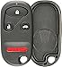 KeylessOption Just the Case Keyless Entry Remote Key Fob Shell