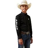 Ariat Boys Team Logo Twill Classic Fit Shirt