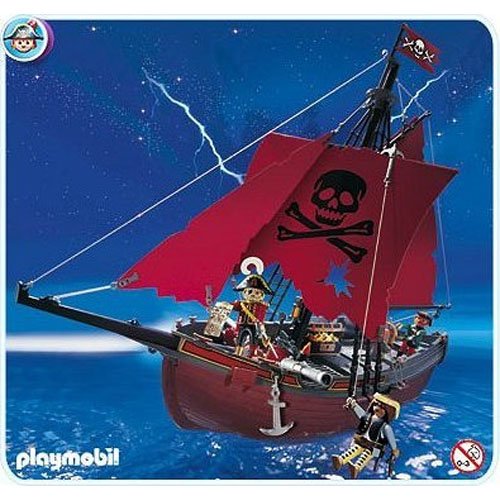 Playmobil 3900 Rotes Piratenschiff – Bild 3