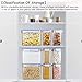 Cereal Container Food Storage Containers - Blingco Airtight Storage Containers (Set of 9) Large Dry Food Storage Containers for Flour Sugar Cereal - Airtight, Leakproof with Lids - BPA Free Plastic