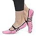 Flyen Women's Ballet Grip Socks (2 Packs) for Barre Pilates Yoga
