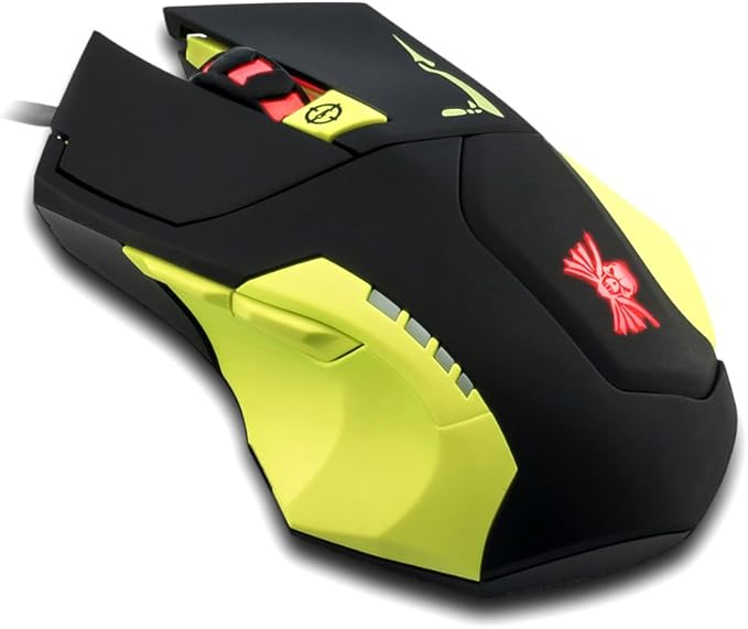 BAKTH High Precision Wired Optical LED Gaming Mouse with 6 Buttons