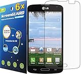 6x LG Access 4G LTE L31G L31L Premium Clear LCD Screen Protector Guard Film (6 Pieces from GuarmorShield brand)