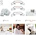 Amazing Muslin Baby Swaddle Blankets - SAFE & Extra SOFT with Hypoallergenic Qualities | Nursery for Newborn Boys And Girls | 100% Organic Cotton | Nursing Receiving Unisex White Gray Swaddles