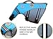 VIVAGLORY Sports Style Dog Life Vest, Dog Life Jacket for Swimming & Boating, Ripstop & Buoyancy for Puppy Doggy, Lifejacket with Handle, M, Blue