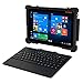 MOBILEDEMAND Flex-10A Windows 10 Tablet 2-in-1 Laptop Keyboard | Intel Core 10 Inch Tablet Military Grade Rugged Tablet Drop Tested Case 8-Hour Li-Ion Battery Tablet Computer 1280x800 4GB-RAM
