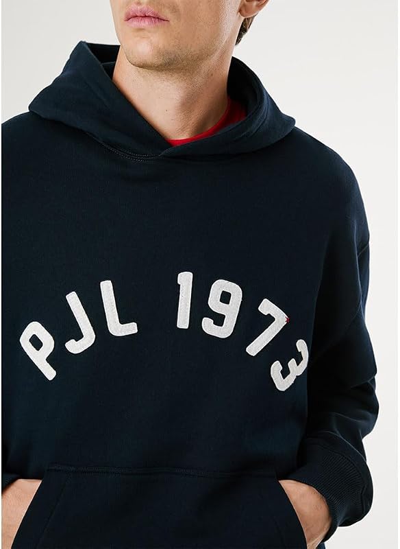 Herren Maverick Hoodie Sweatshirt, Blau (Dulwich Blue), S