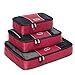 eBags Classic Packing Cubes 3pc Set (Raspberry)