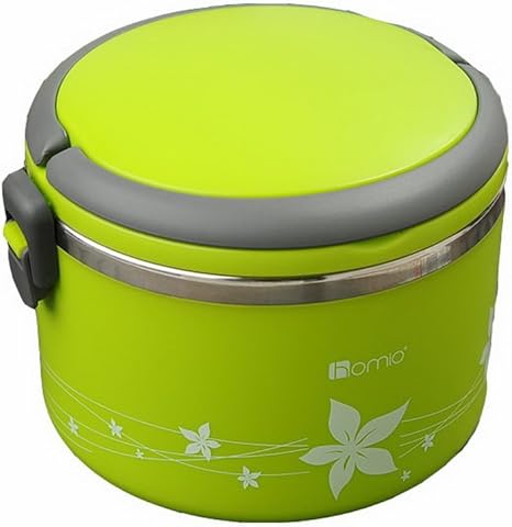 Amazon 通学 通勤 ピクニック用 お弁当箱 保温弁当箱 ランチボックス ランチボックス おかずカップ ランキング 保温 健康 容量1l グリーン 保温ランチジャー オンライン通販