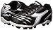 Diadora Capitano MD JR Soccer Shoe (Little Kid/Big Kid), Black/White/Silver, 13 M US Little Kid