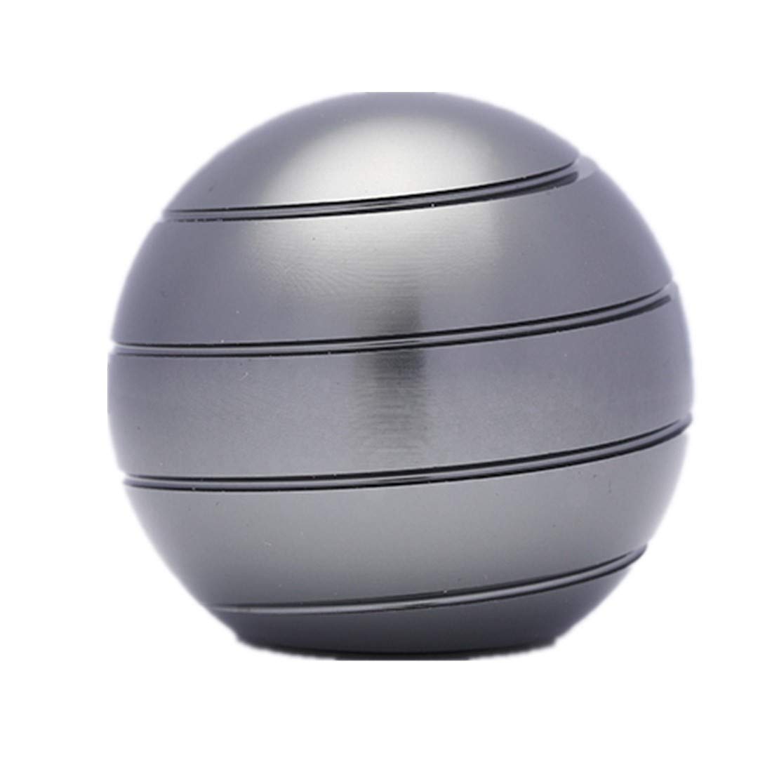 Fantes Kinetic Spinning Desk Toy Anxiety Relief Stress ADHD Anxiety Reliever (Grey, Dia-54mm)