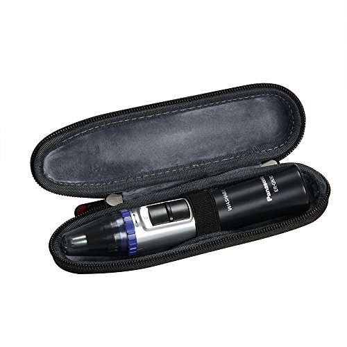 Hermitshell Hard EVA Travel Black Case Fits Panasonic ER-GN30-K Nose Ear Hair Trimmer - Thumbnail 2