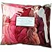 SPINNING FIBER Super Soft HAND DYED BFL Wool Top Roving for Spinning, Felting, Blending and Weaving. 5 beautifully colored Mini Skeins DISCOUNT PACK, Pinks