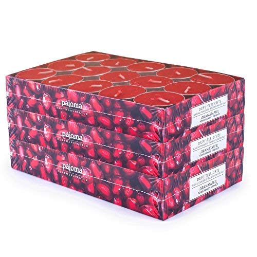 Pajoma 90 Duft Teelichter 3x30 Stück Duftkerzen viele Düfte wählbar (Granatapfel)