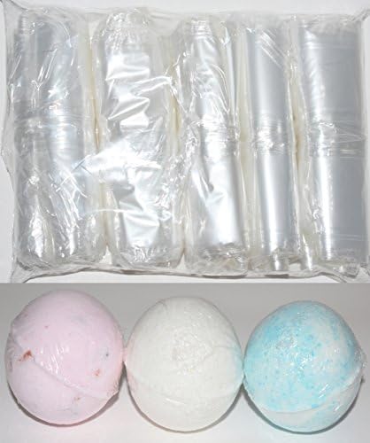 POF (Polyolefin) Heat Shrink Wrap Bags | 500 pcs set | Bath Bomb Shrink Wrap Bag | Soap Packaging Bag | DIY Small Craft Packaging | Bottle Sealer | Odorless | Non-toxic | Size (4"x 6")