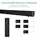 Soundbar with Bluetooth Fiber Optics for TV, Optical Audio Wall Mounted 32 inch Wireless Sound Bar with Amplified Home Theatre Surround System, Remote Control