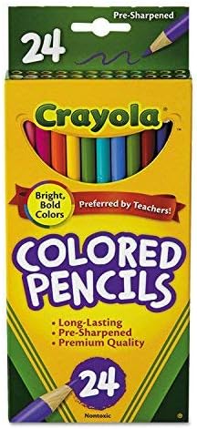 Crayola crayola 24ct colored pencils 684024 (071662040246)