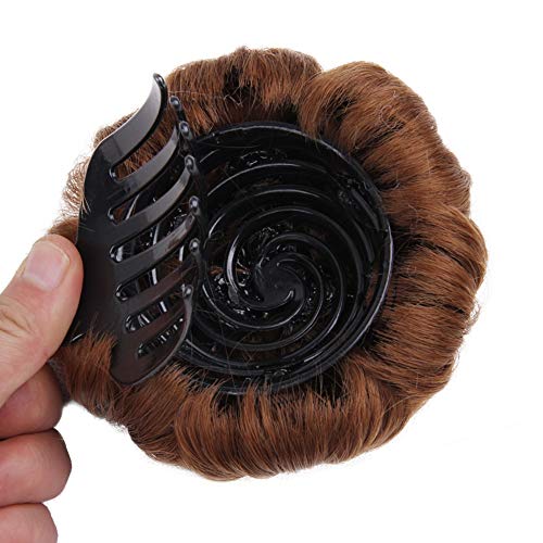 Jiayi Hair Chignon Scrunchie Bun Braided Hair Bun Extensions Clip