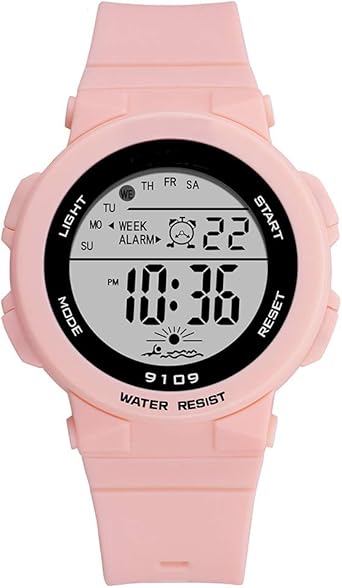 digital watch pink