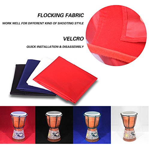 Emart-Photography-24-x-24-Inches-Table-Top-Photo-Studio-Continous-Lighting-LED-Light-Shooting-Tent-Box-Kit-Camera-Tripod-Cell-Phone-Holder