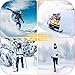 Balaclava Face Mask Winter Cold Weather Fleece Hood Neck Warmer for Men Women Black