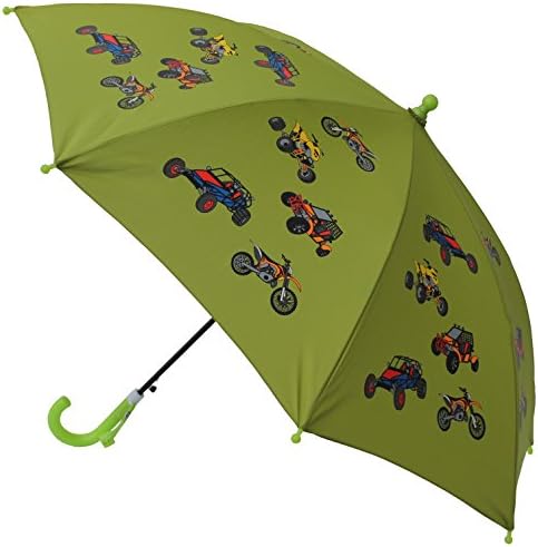Foxfire for Kids Solid Pattern Umbrella Lime Green ATV Quad Dirt Bike
