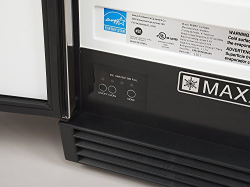 Maxx Ice MIM50V Energy Star Built-In Undercounter 50Lb Ice Maker 14.6in in Black - REFURBISHED - Thumbnail 4